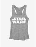 Star Wars Simple Logo Womens Tank, GRAY HTR, hi-res