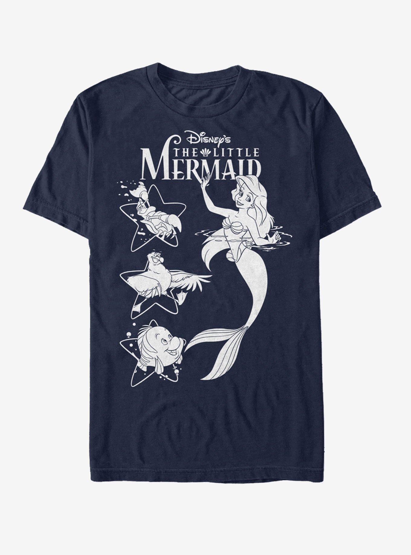 Disney Princess Ariel's Pals T-Shirt, NAVY, hi-res