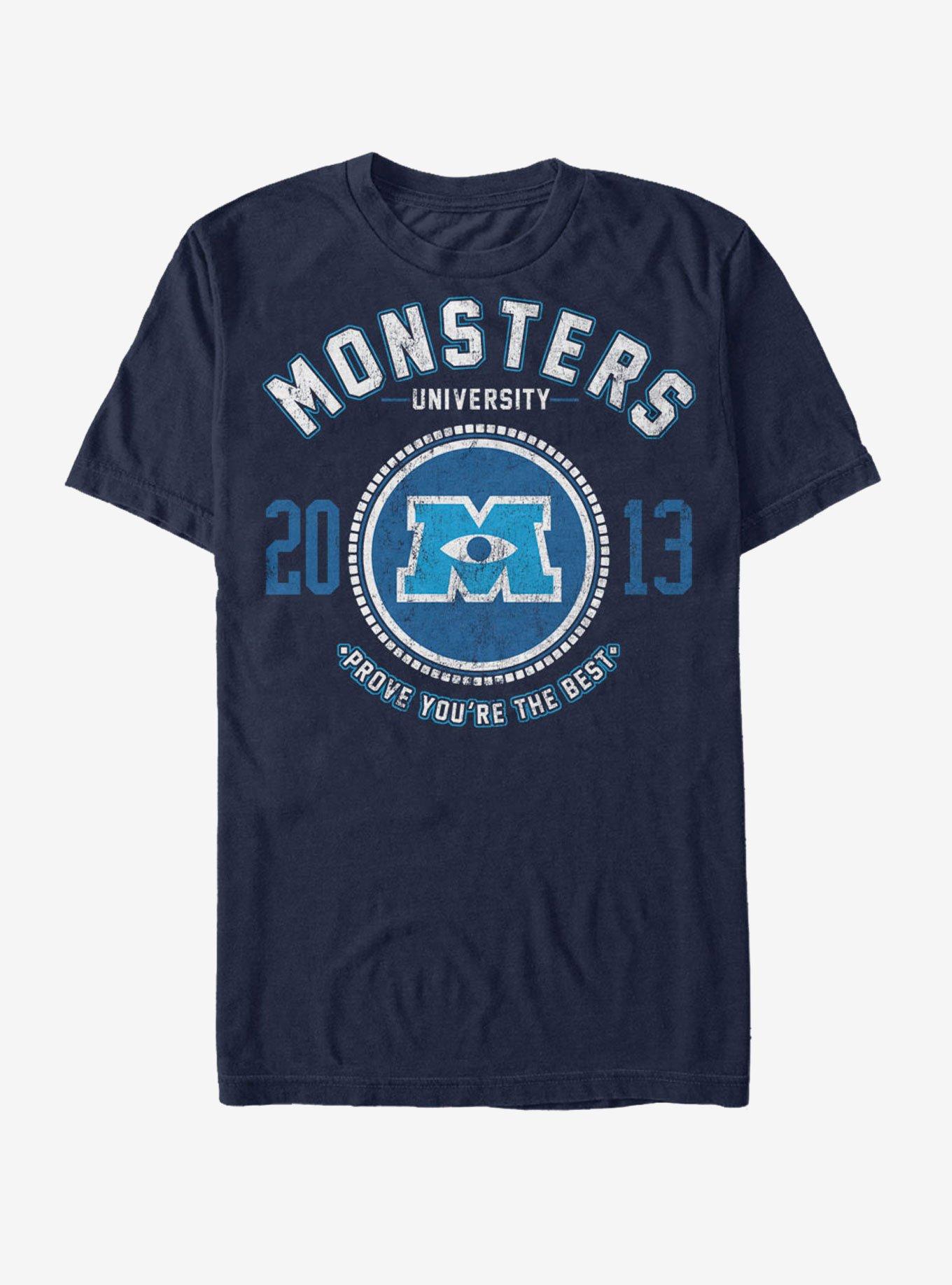 Disney Monster's Inc Best College Logo T-Shirt, , hi-res