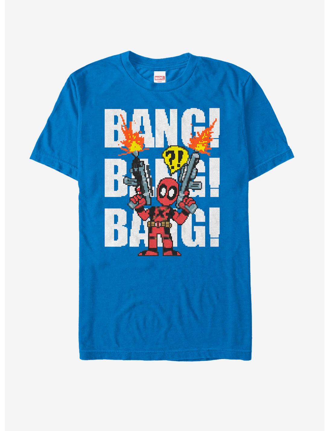 Marvel Deadpool Bang Bang T-Shirt, ROYAL, hi-res
