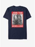Star Wars Join the Rebellion Poster T-Shirt, NAVY, hi-res