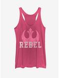 Star Wars The Force Awakens Rebel Womens Tank, PINK HTR, hi-res