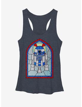 Plus Size Star Wars R2D2 Stained Glass Womens Tank, , hi-res