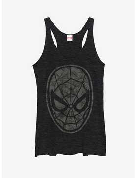 Marvel Spider-Man Grayscale Floral Print Womens Tank, , hi-res