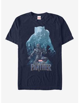 Plus Size Marvel Black Panther 2018 Wakanda Silhouette T-Shirt, , hi-res