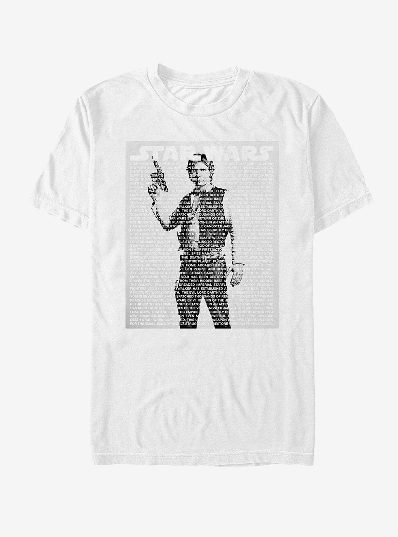 Star Wars Han Solo Intro Script T-Shirt, , hi-res