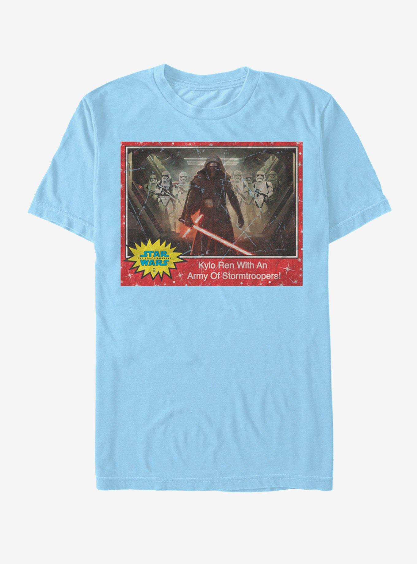 Star Wars Kylo Ren Stormtroopers Trading Card T-Shirt, , hi-res