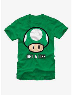 Plus Size Nintendo Mario Get a Life T-Shirt, , hi-res