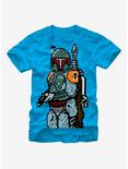 Star Wars Pixel Boba Fett Bounty Hunter T-Shirt, TURQ, hi-res