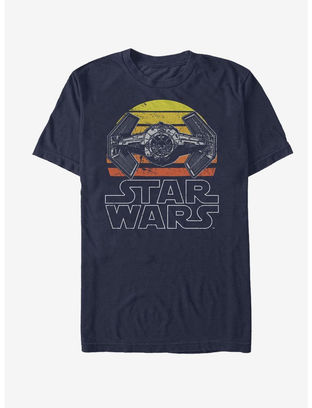 Star Wars TIE Fighter Retro T-Shirt, NAVY, hi-res