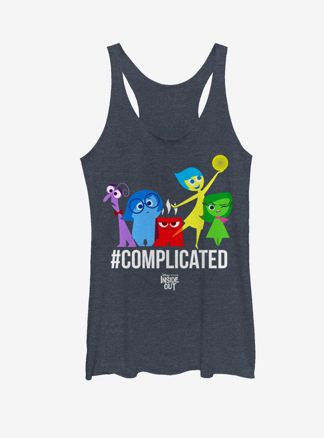 Disney Pixar Inside Out Complicated Emotions Womens Tank, , hi-res