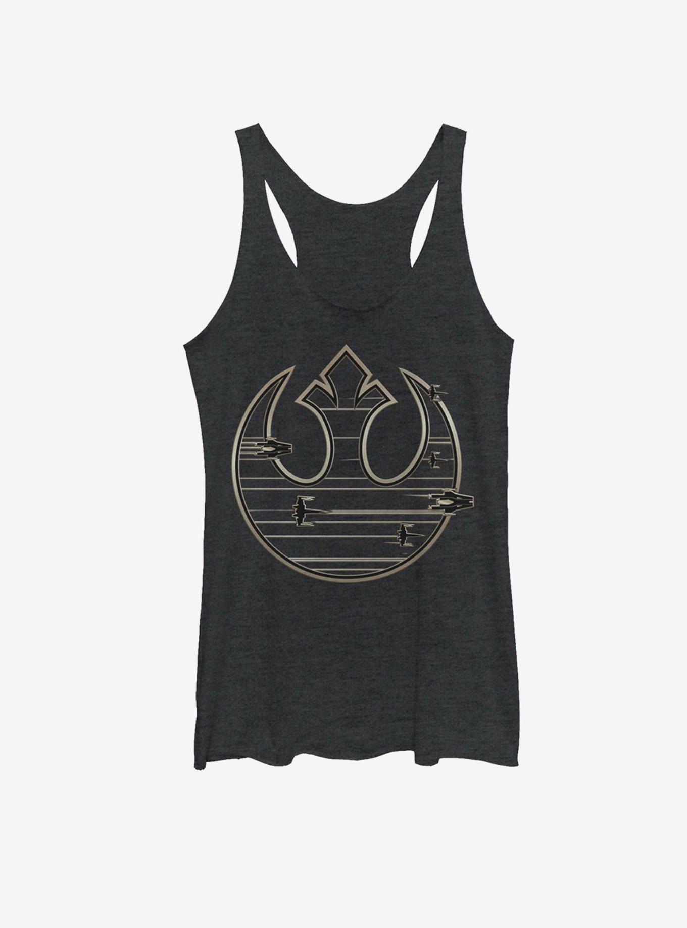 Star Wars Rebel Logo Streak Womens Tank, , hi-res
