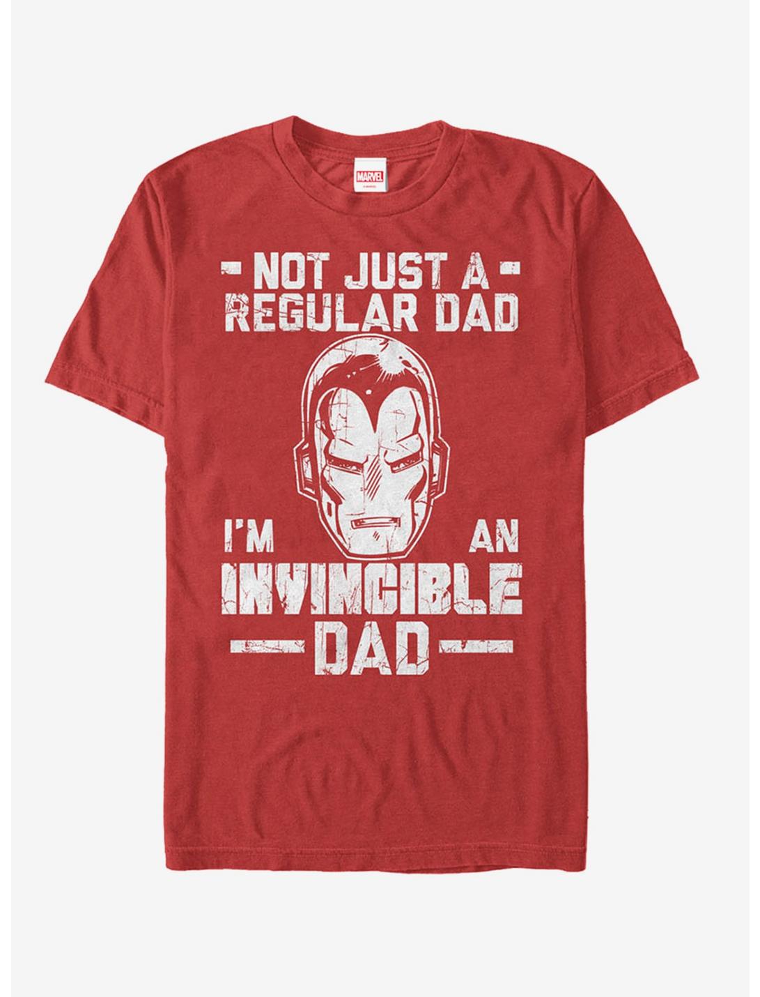 Marvel Father's Day Iron Man Not Regular Dad T-Shirt, RED, hi-res