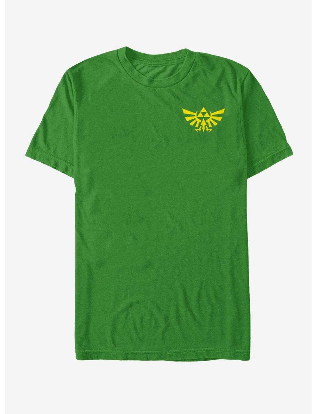 Nintendo Legend of Zelda Mini Triforce T-Shirt, KELLY, hi-res
