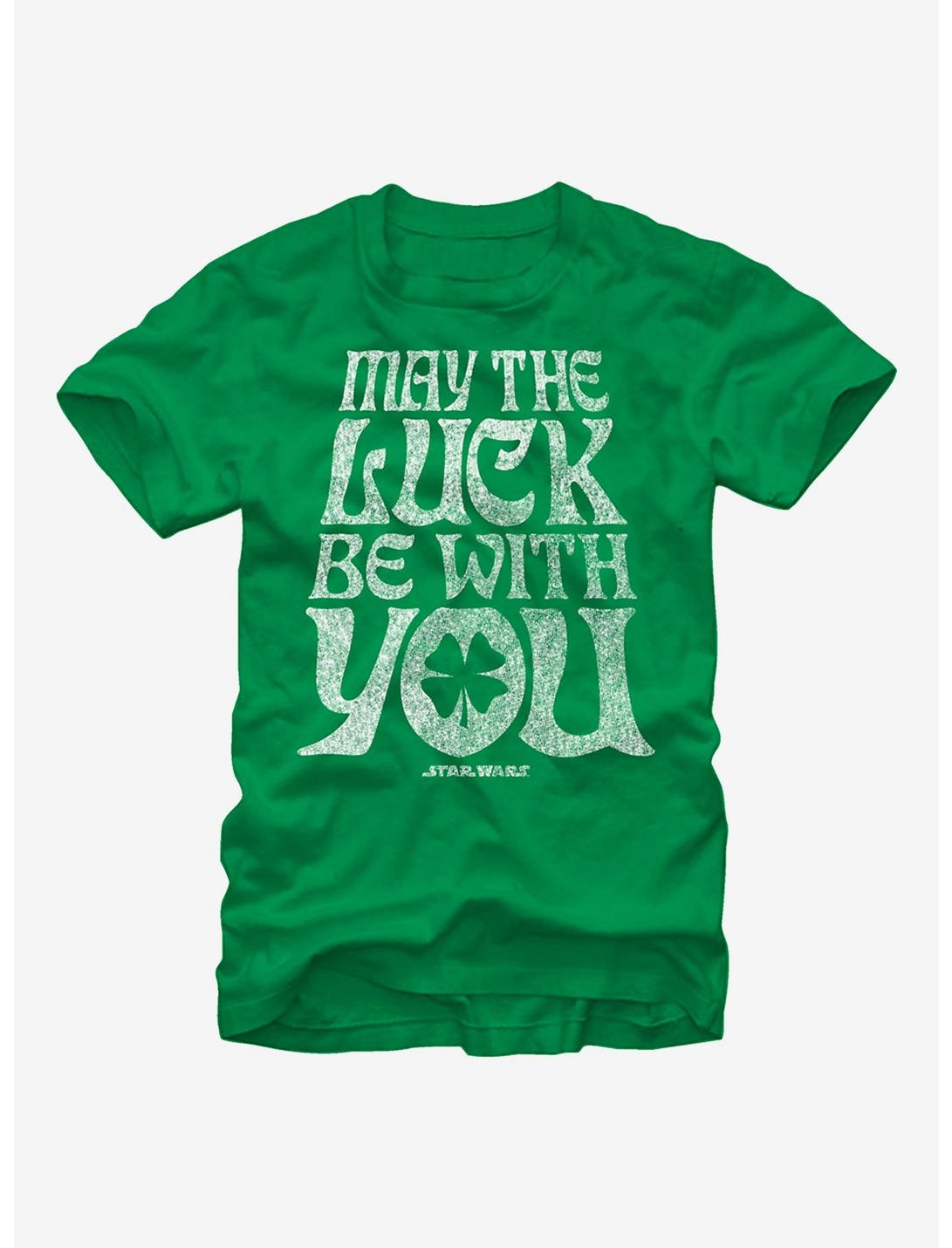 Star Wars May the Luck Be With You T-Shirt, KELLY, hi-res