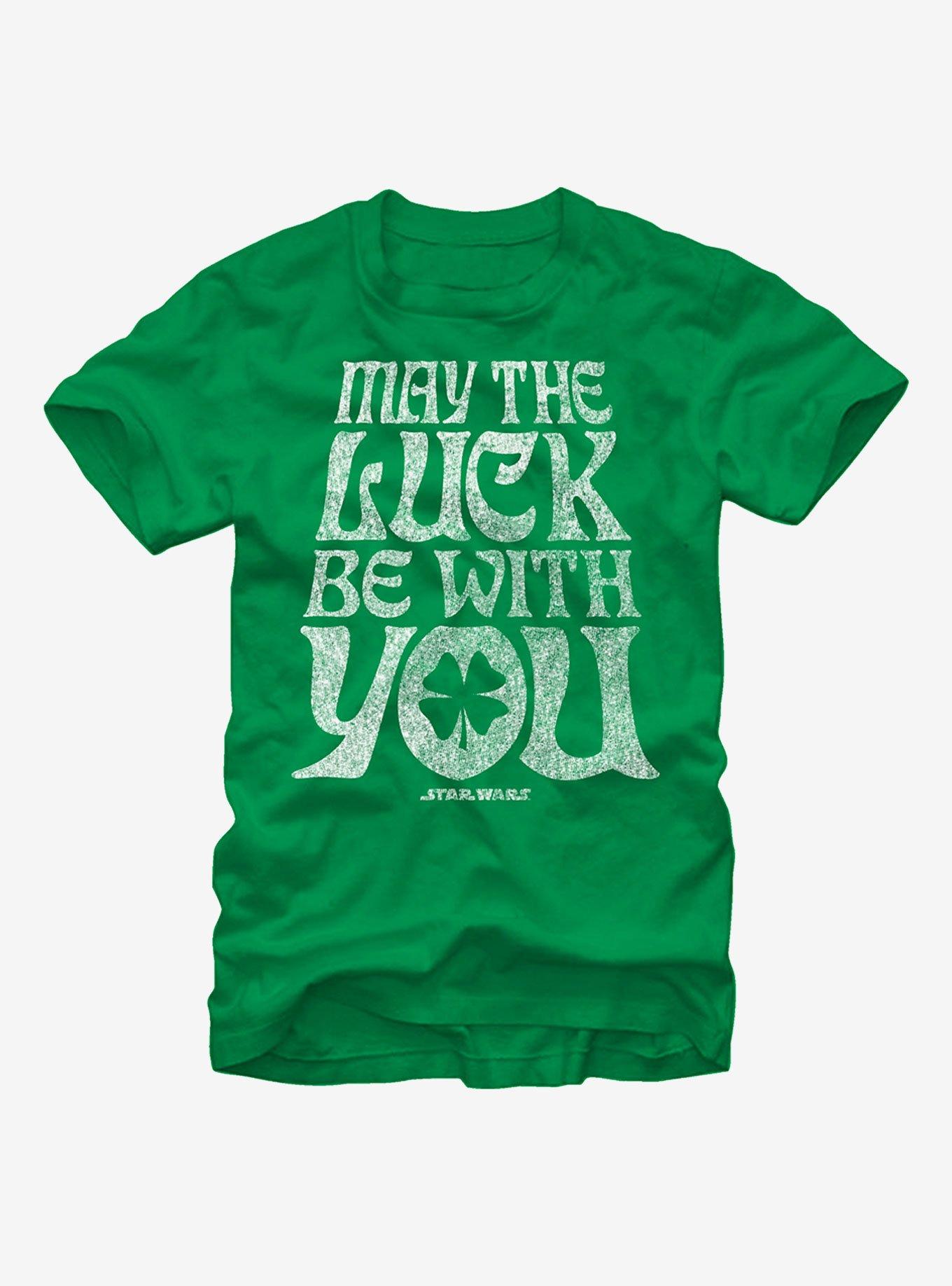 Star Wars May the Luck Be With You T-Shirt, KELLY, hi-res