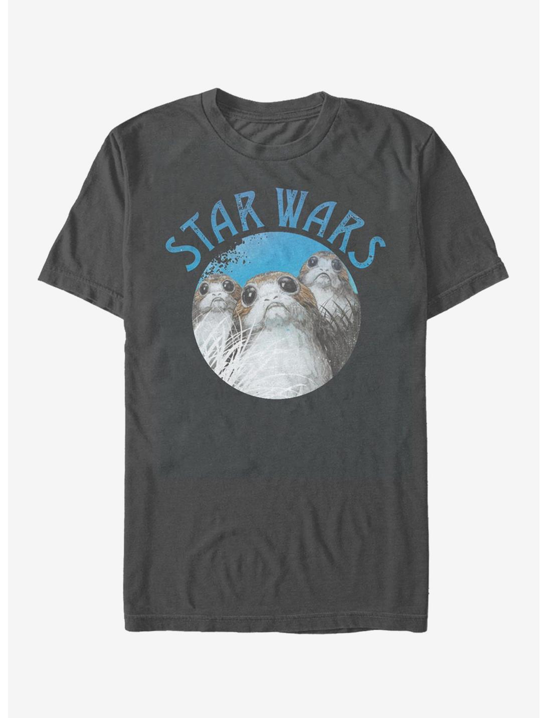 Star Wars Porg Circle T-Shirt, CHARCOAL, hi-res