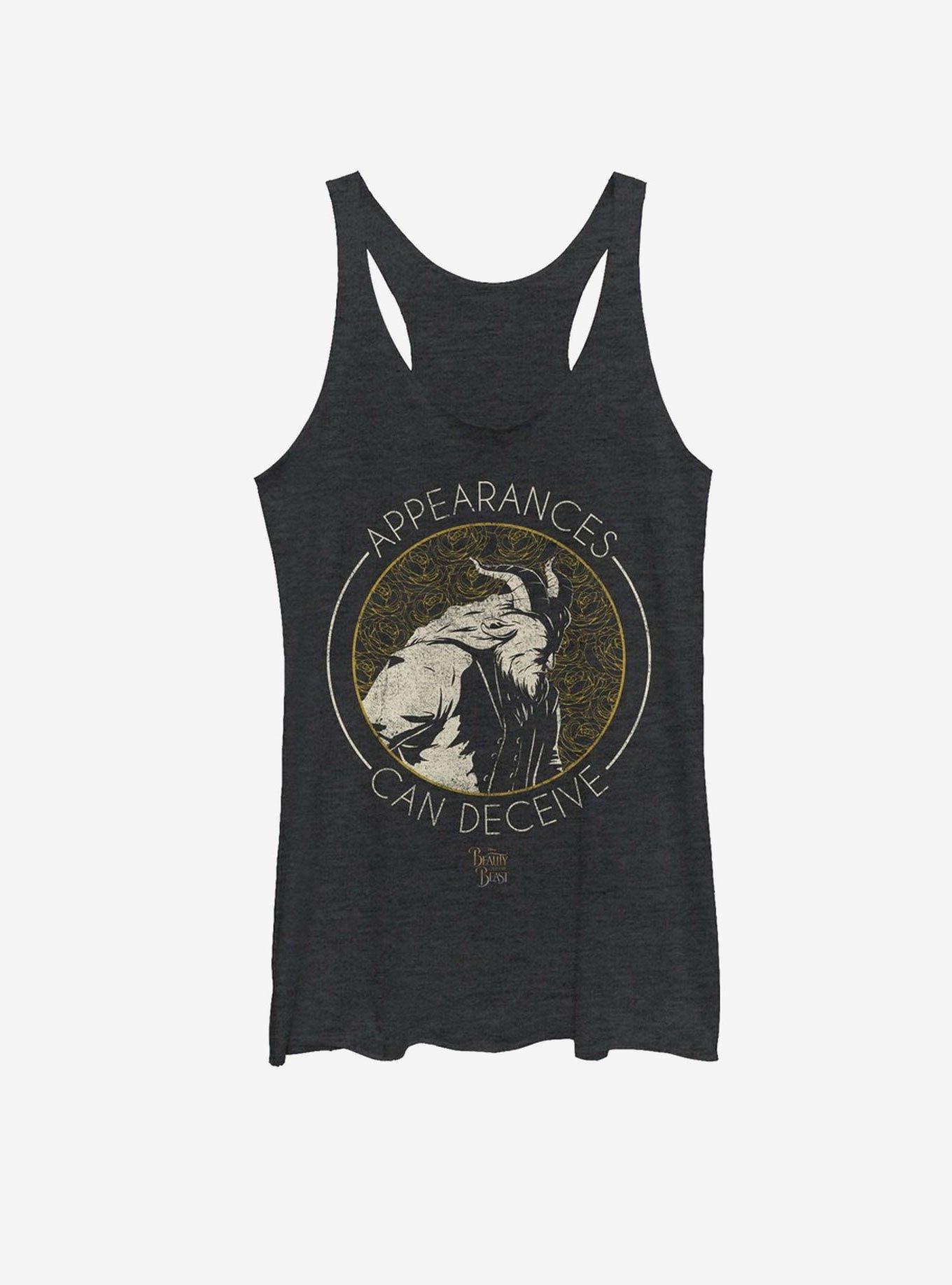 Disney Beauty And Beast Appearances Deceive Womens Tank, , hi-res