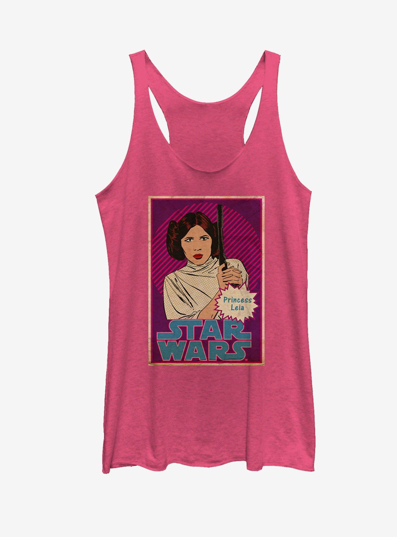 Star Wars Princess Leia Trading Card Womens Tank, , hi-res