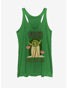 Star Wars Valentine's Day Yoda One for Me Womens Tank, , hi-res