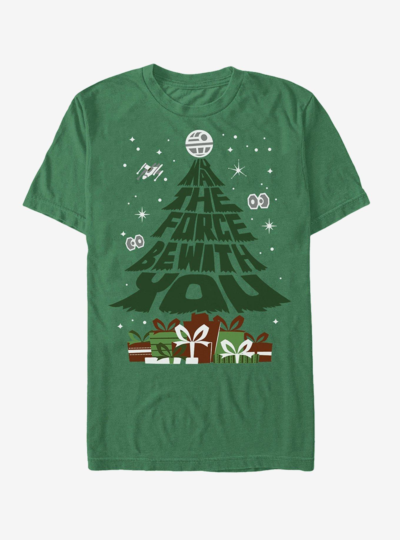 Star Wars Christmas Gifts Be With You T-Shirt, KELLY, hi-res