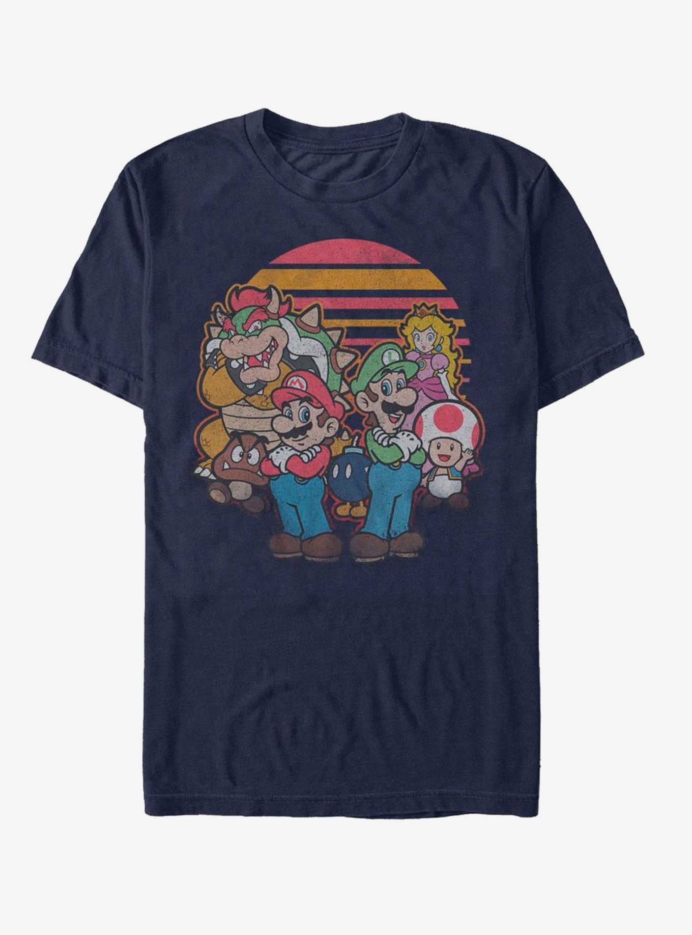 Nintendo Super Mario Retro Friends T-Shirt, , hi-res