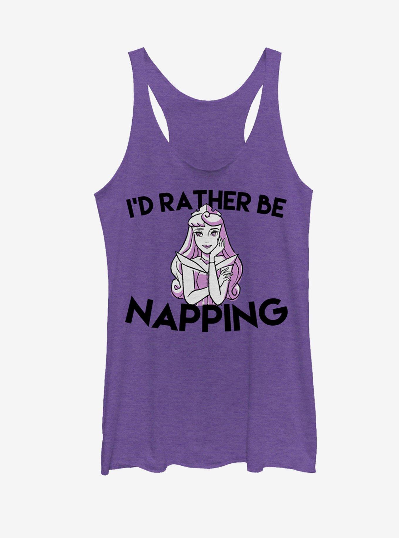 Disney Princess Aurora Rather Nap Womens Tank, , hi-res