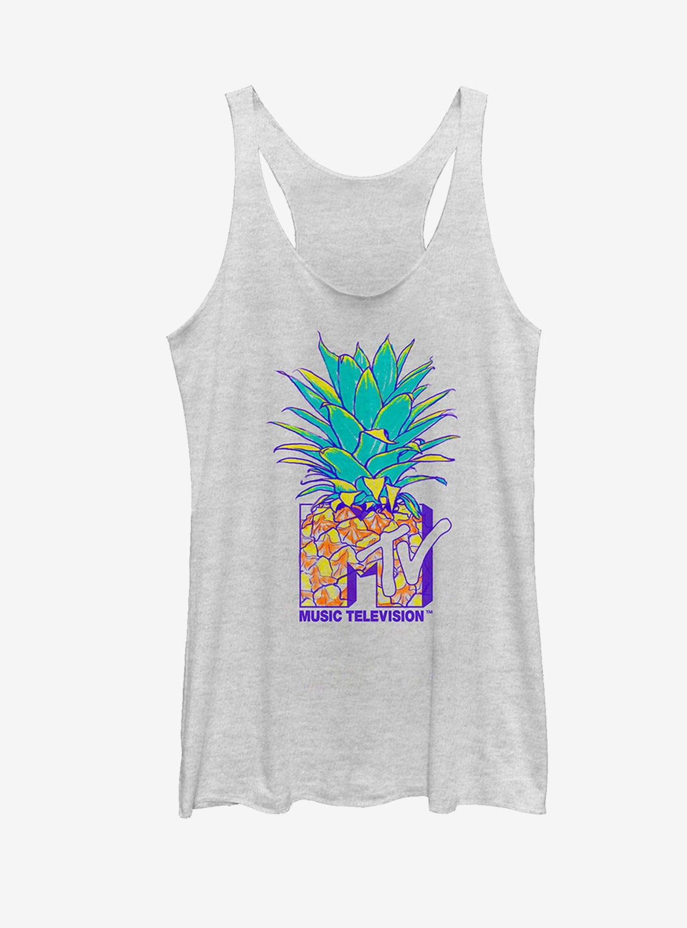 MTV Pineapple Logo Womens Tank, , hi-res