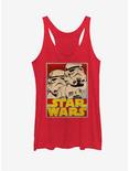 Star Wars Stormtrooper Trading Card Womens Tank, RED HTR, hi-res