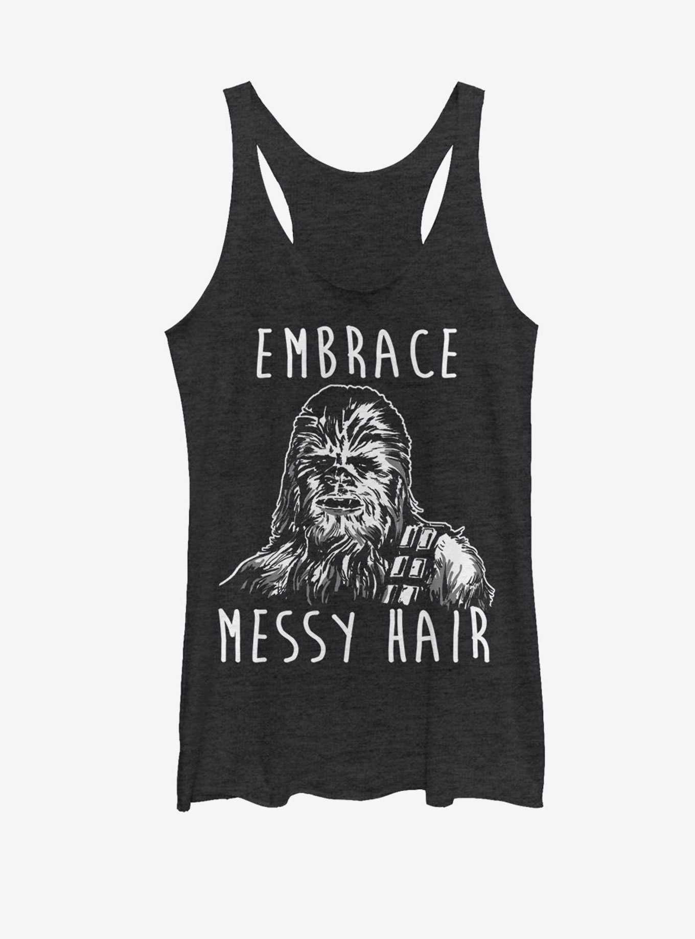 Star Wars Chewbacca Embrace Messy Hair Womens Tank, , hi-res