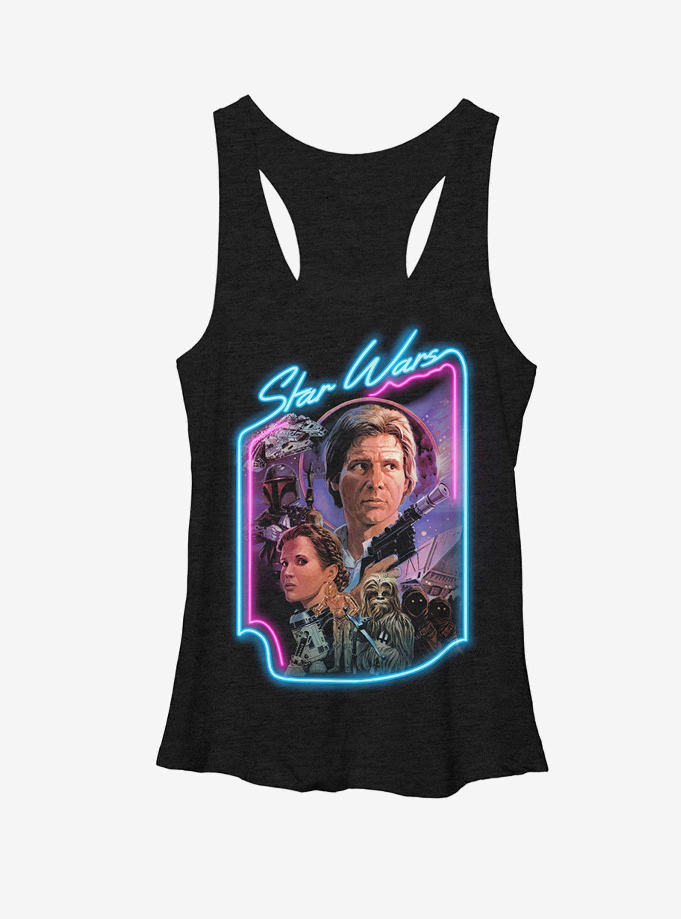 Star Wars Han Solo and Princess Leia Womens Tank