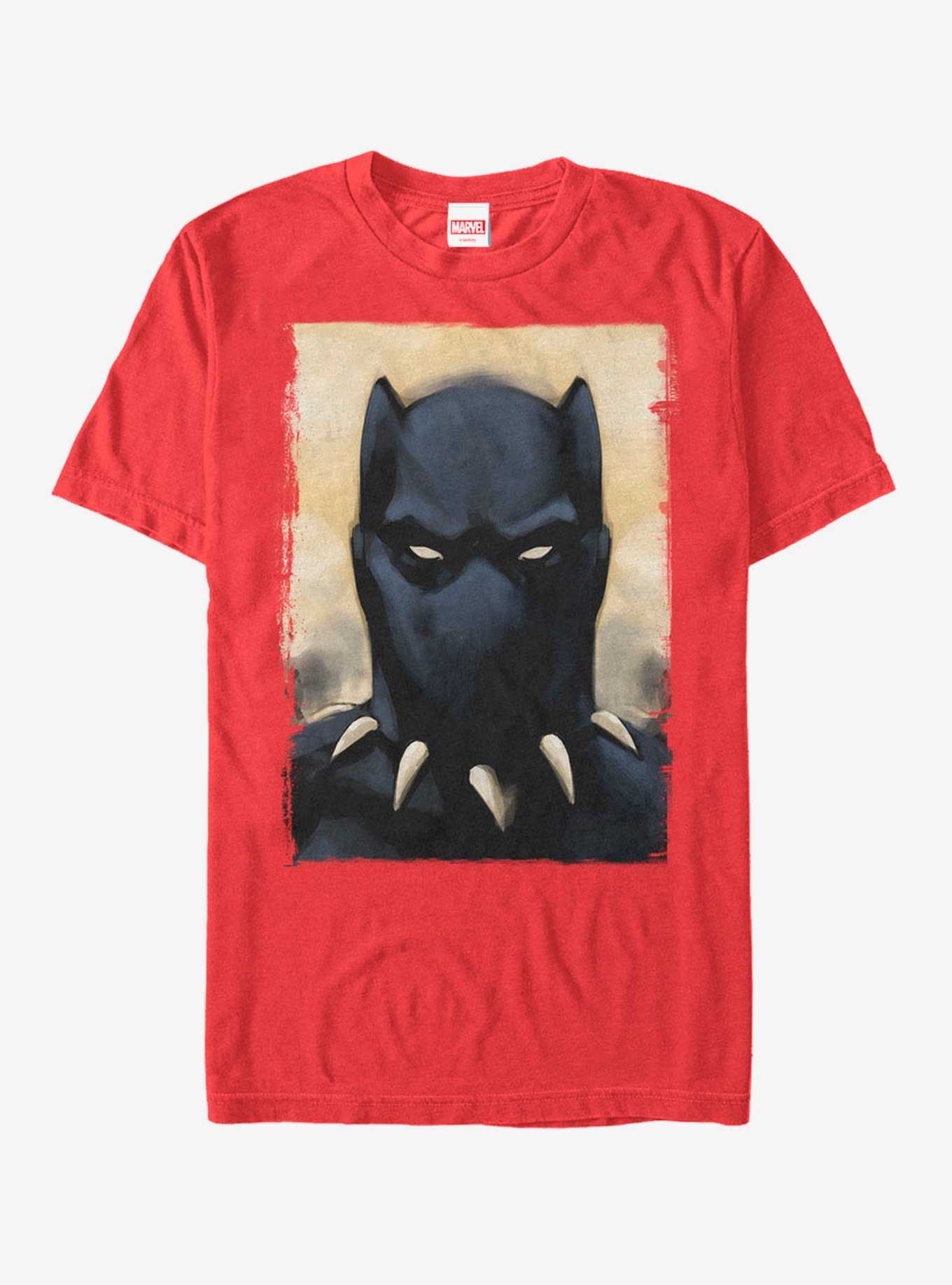Marvel Black Panther Watercolor Print T-Shirt, , hi-res