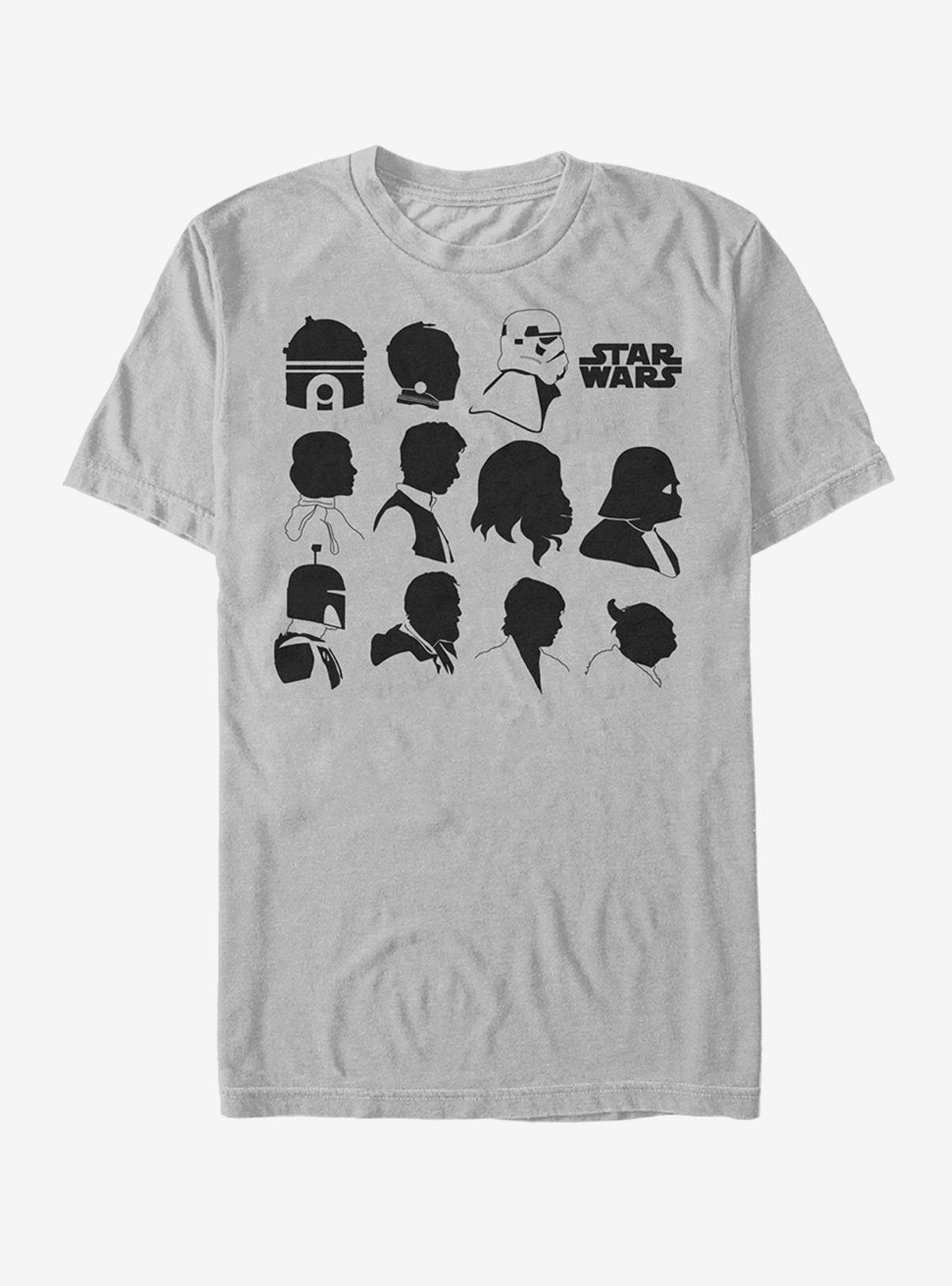 Star Wars Character Silhouettes T-Shirt, , hi-res