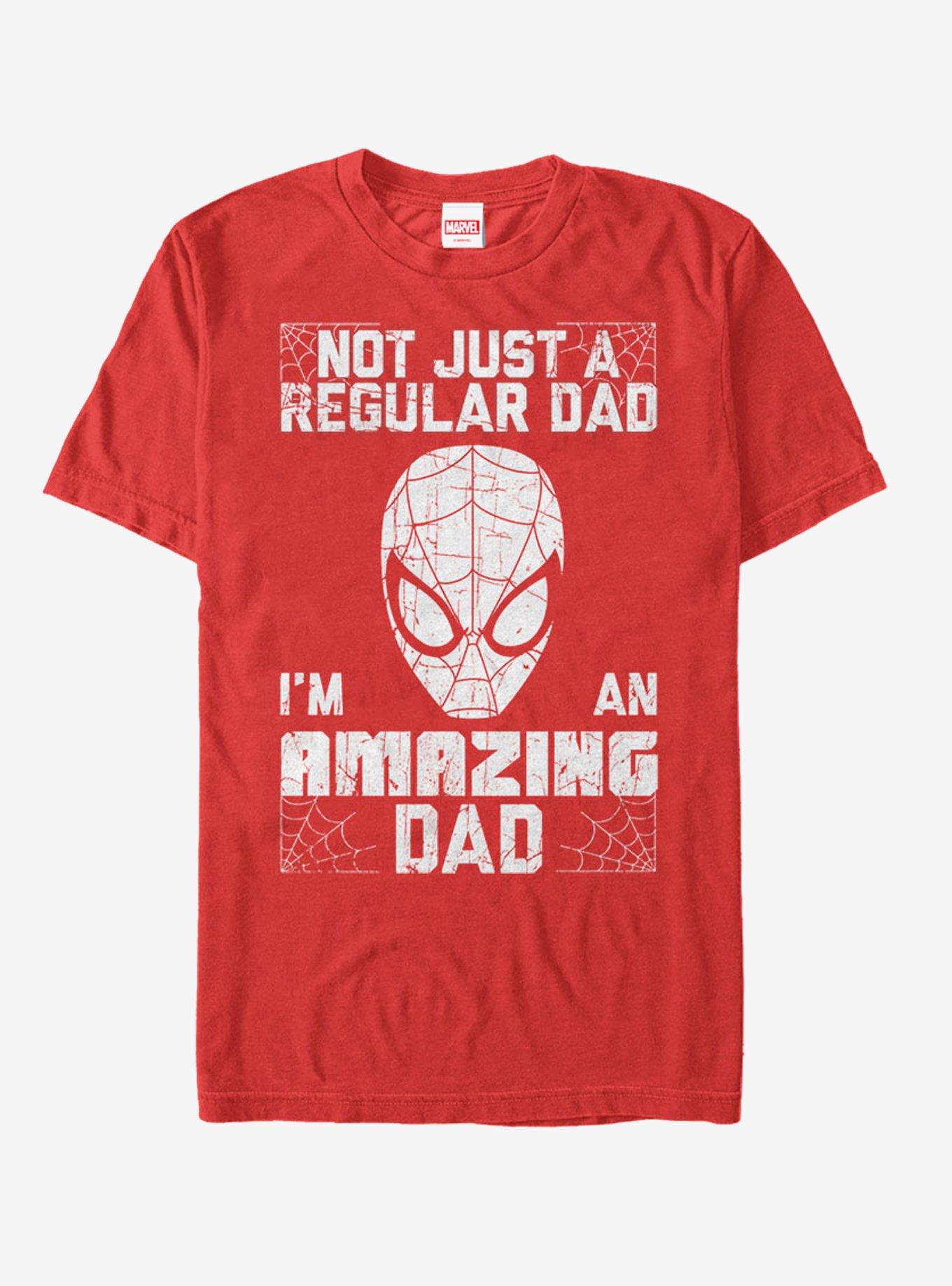 Marvel Father's Day Spider-Man Not Regular Dad T-Shirt, , hi-res