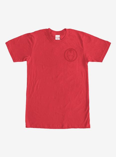 Marvel Iron Man Badge T-Shirt - RED | BoxLunch