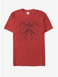 Marvel Spider-Man Double Art T-Shirt, RED, hi-res