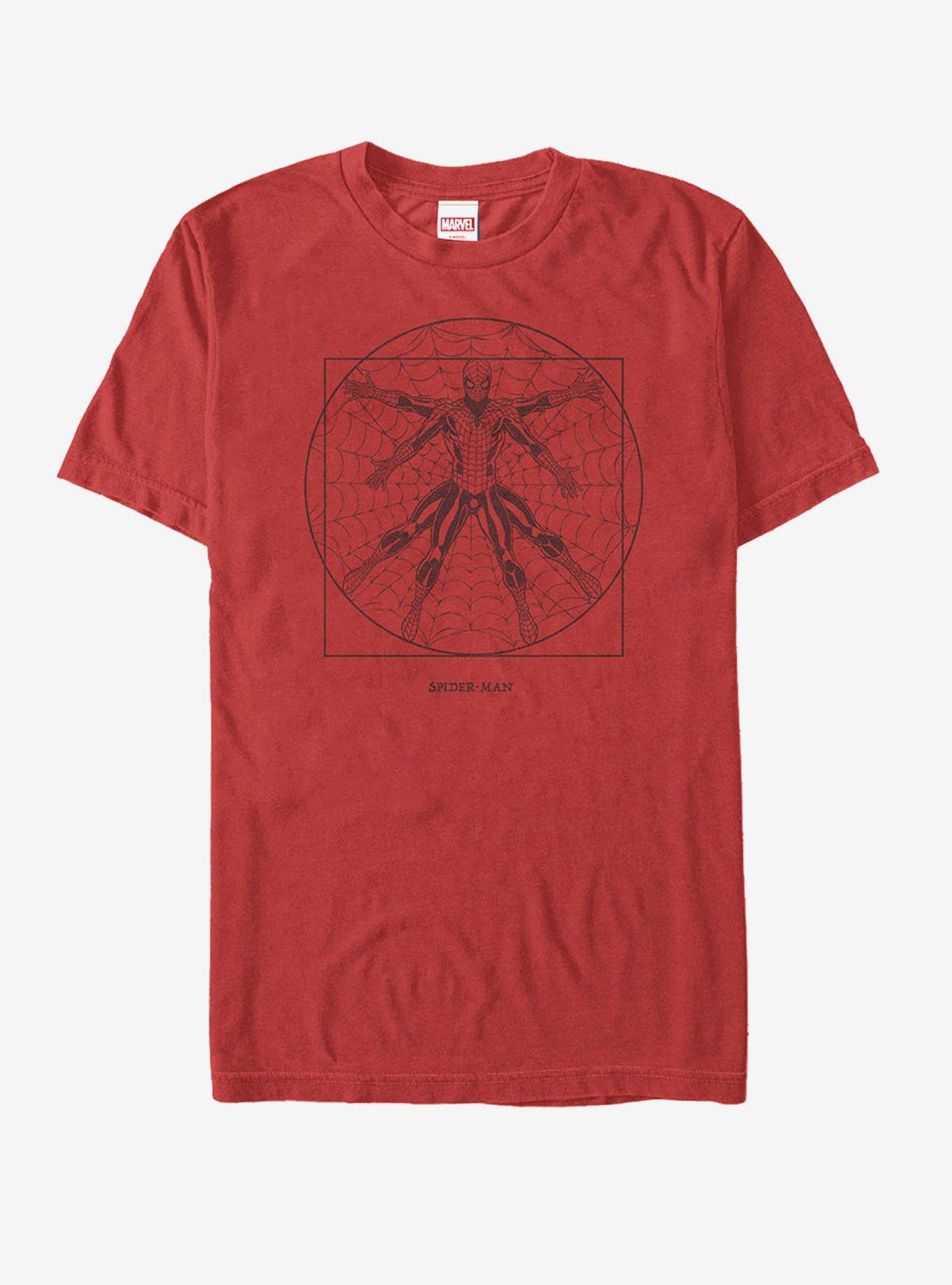 Marvel Spider-Man Double Art T-Shirt, RED, hi-res