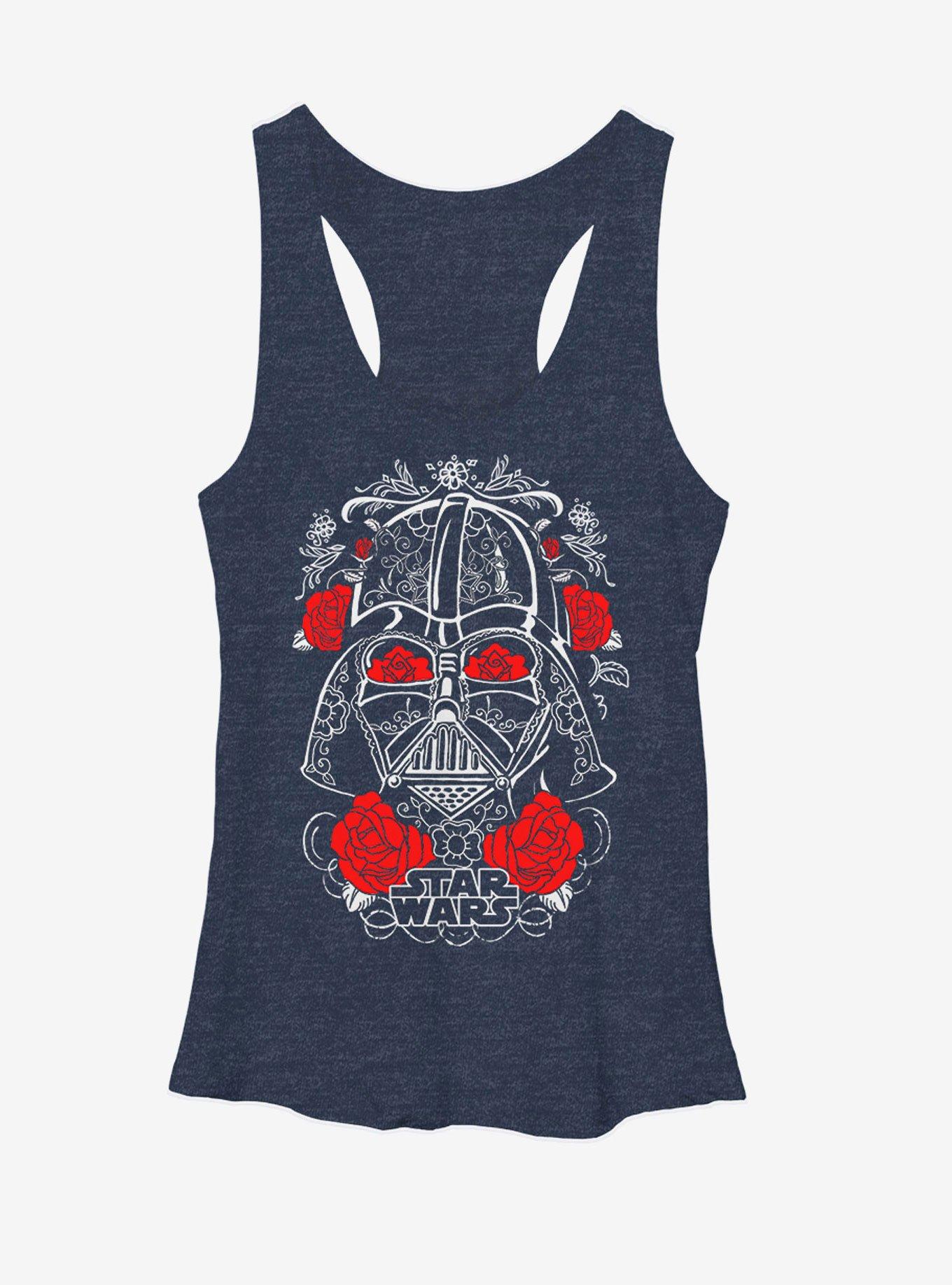 Star Wars Day of the Darth Womens Tank, NAVY HTR, hi-res