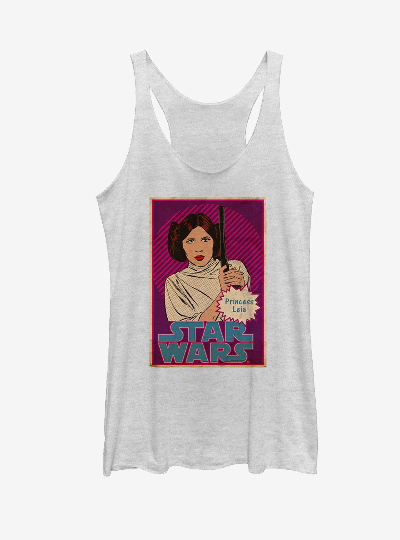 Star Wars Princess Leia Trading Card Womens Tank, , hi-res
