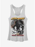 Star Wars The Force Awakens Distressed Womens Tank, WHITE HTR, hi-res