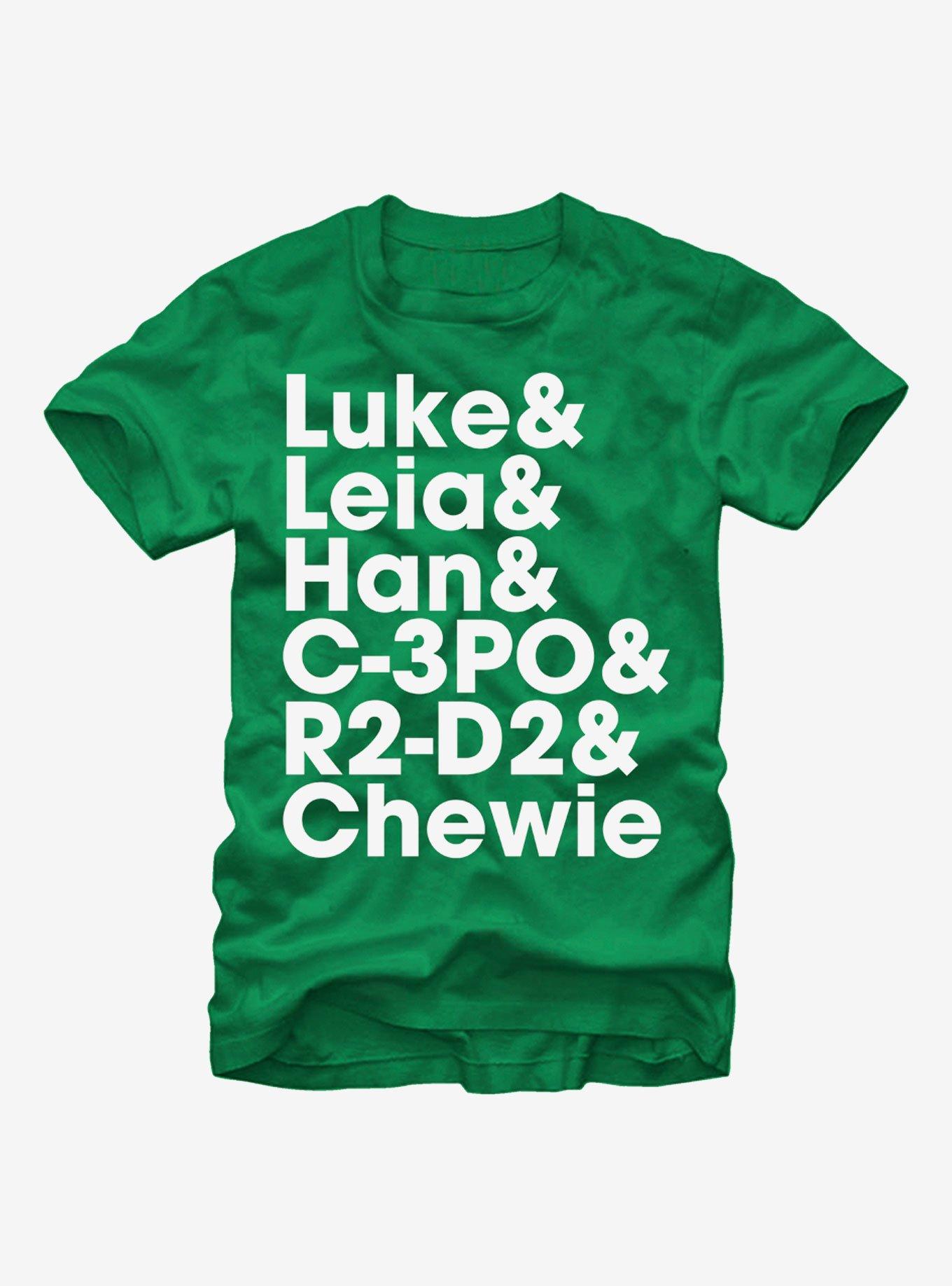 Star Wars Luke and Leia T-Shirt, KELLY, hi-res