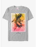 Marvel Thor: Ragnarok Hulk Watercolor Print T-Shirt, SILVER, hi-res