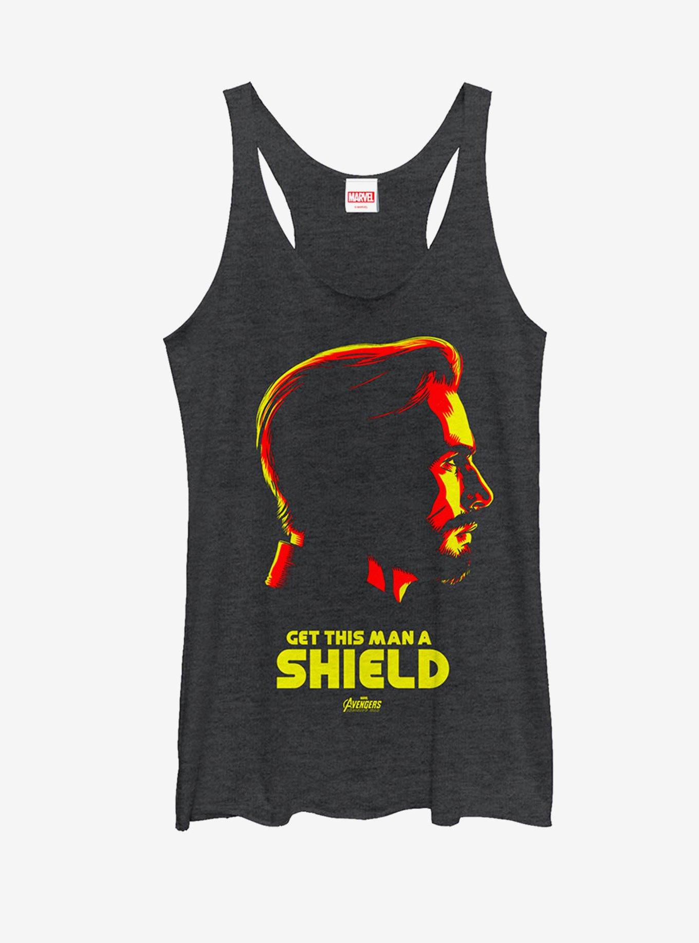 Marvel Avengers: Infinity War Captain Shield Womens Tank, , hi-res