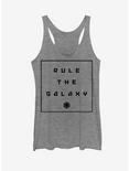 Star Wars The Force Awakens Rule the Galaxy Womens Tank, GRAY HTR, hi-res