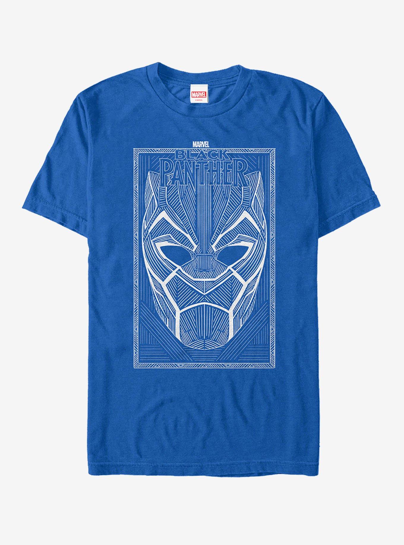 Marvel Black Panther 2018 Line Pattern T-Shirt, , hi-res