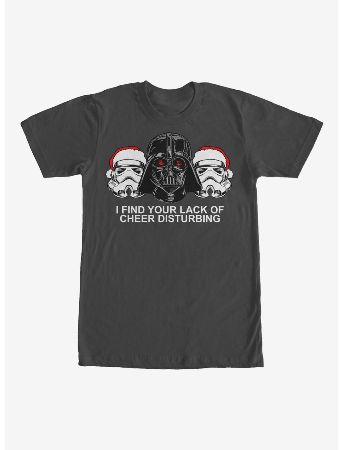 Star Wars Christmas Empire Lack of Cheer T-Shirt, CHARCOAL, hi-res