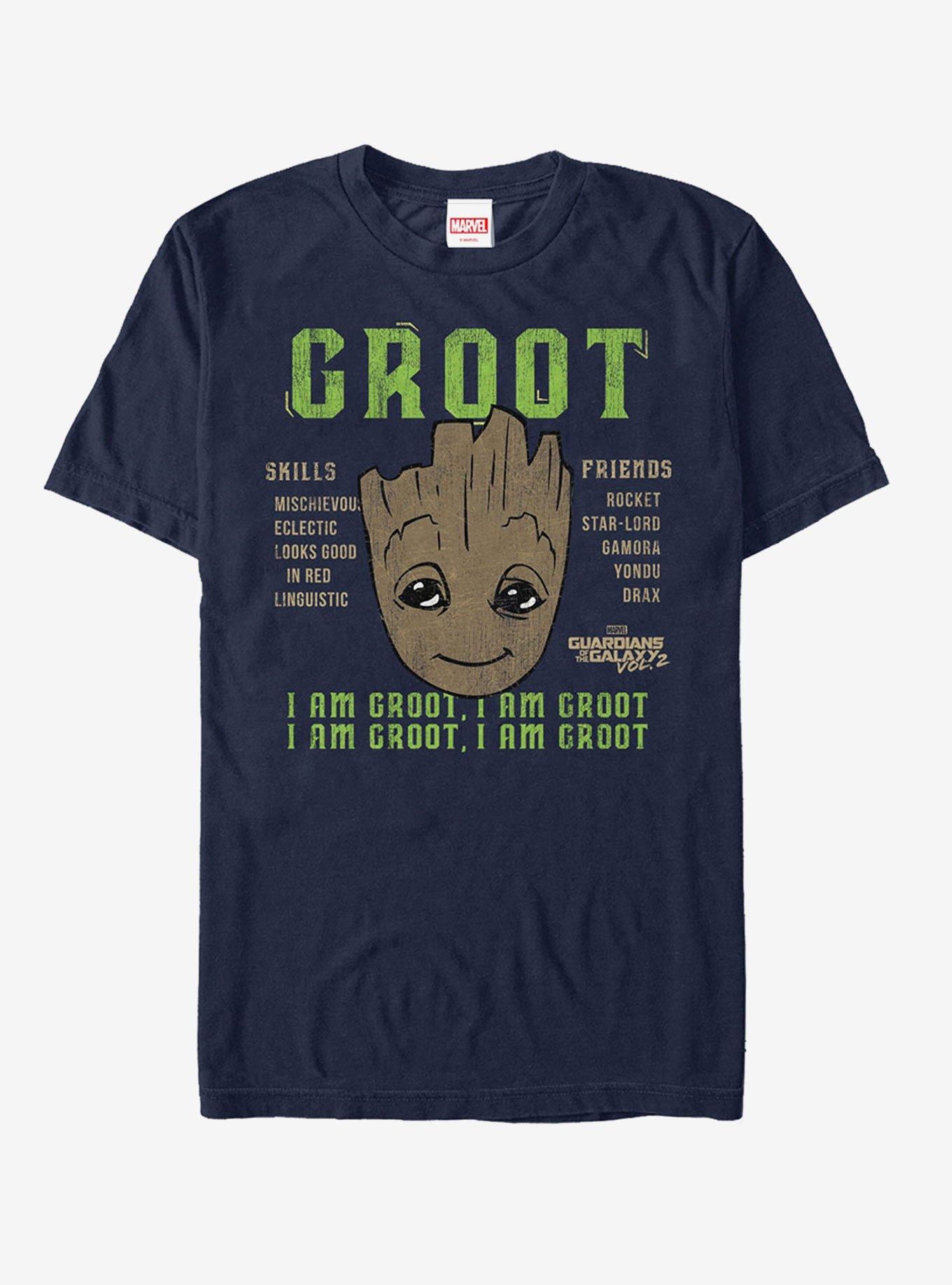 Guardians of the Galaxy Vol. 2 Groot Skills T-Shirt, , hi-res