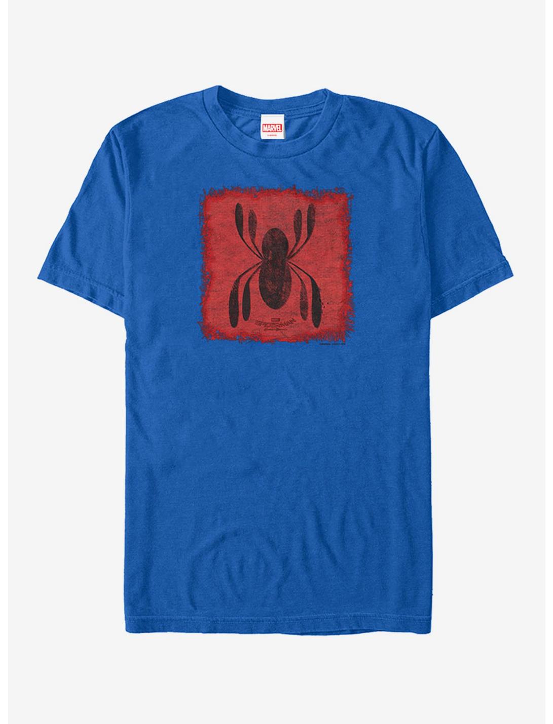Marvel Spider-Man Homecoming Logo Patch T-Shirt, ROYAL, hi-res