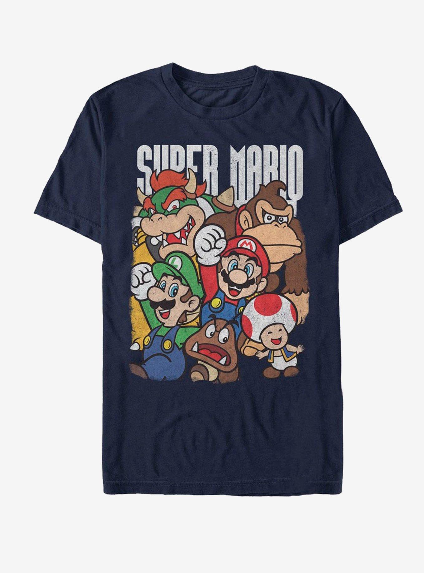 Nintendo Super Mario Party T-Shirt, NAVY, hi-res