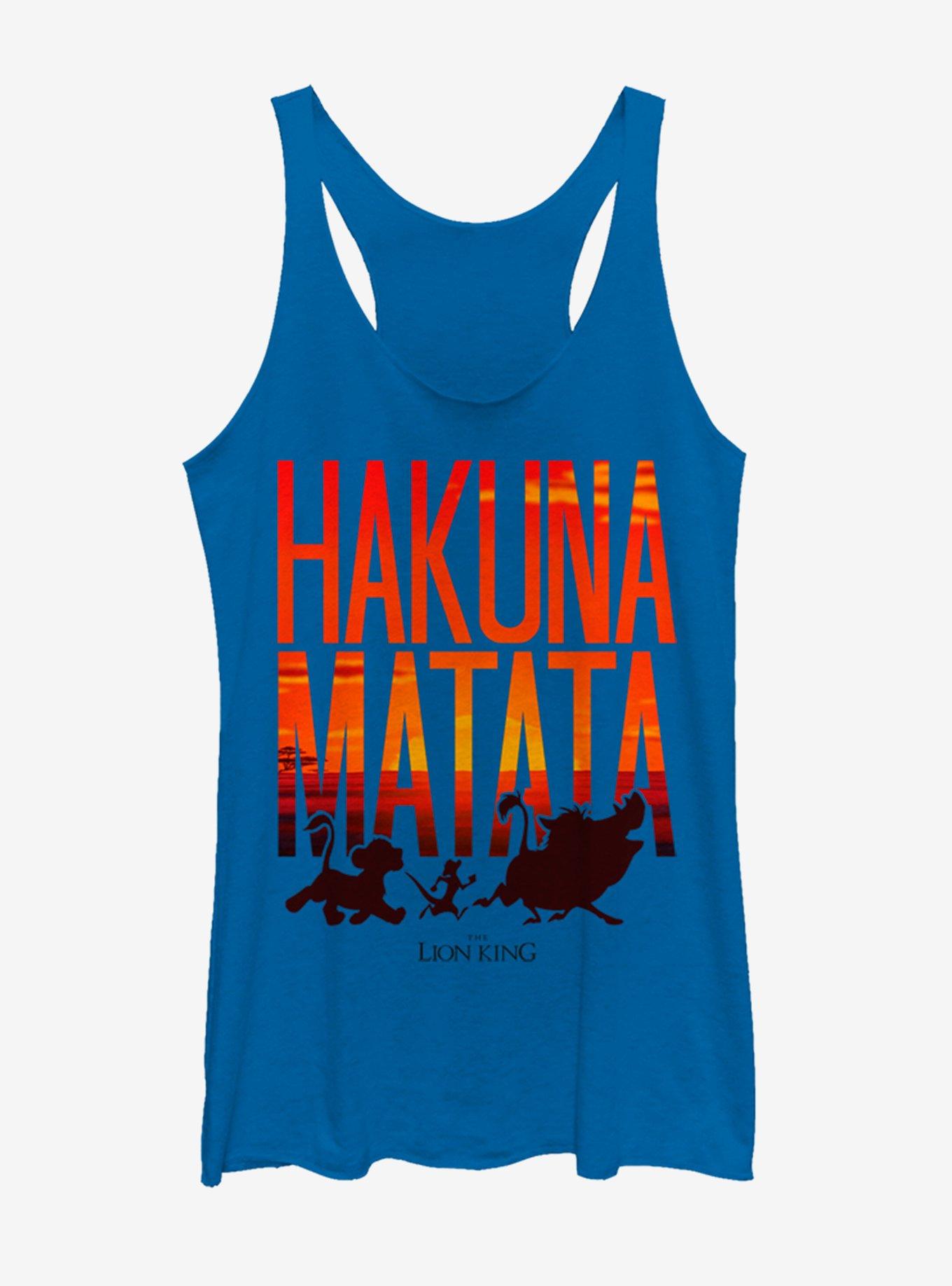 Disney Lion King Hakuna Matata Sunset Womens Tank, , hi-res